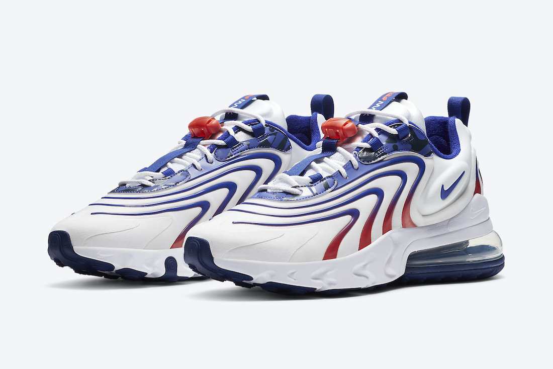 Nike Air Max 270 III White Blue Red Shoes
